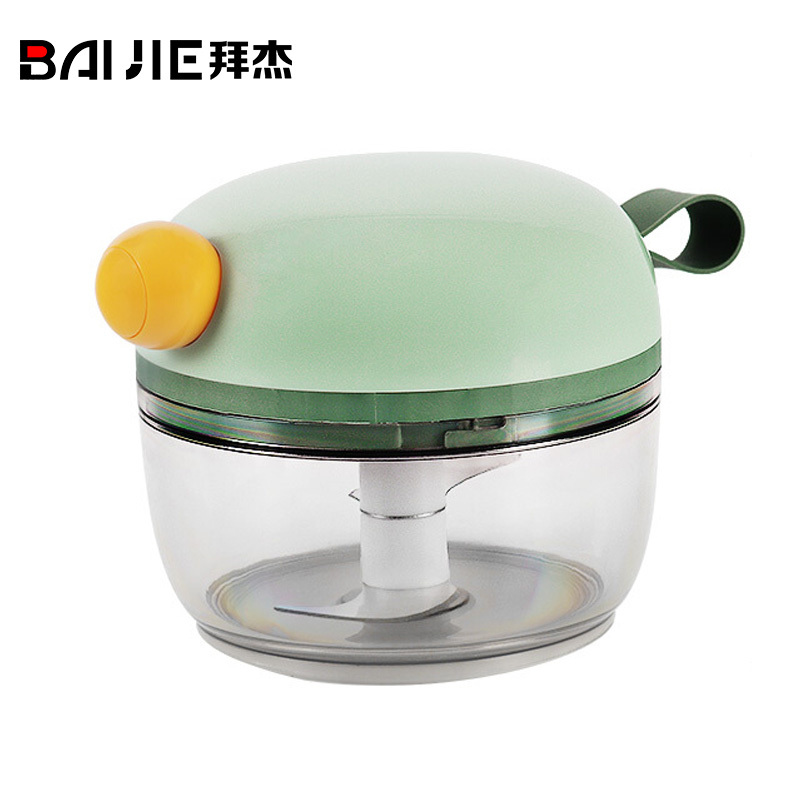 拜杰(Baijie)拉蒜器蒜泥神器手动绞肉机碎菜机捣蒜器蒜末姜末大蒜头切菜神器手拉蒜泥神器压蒜器