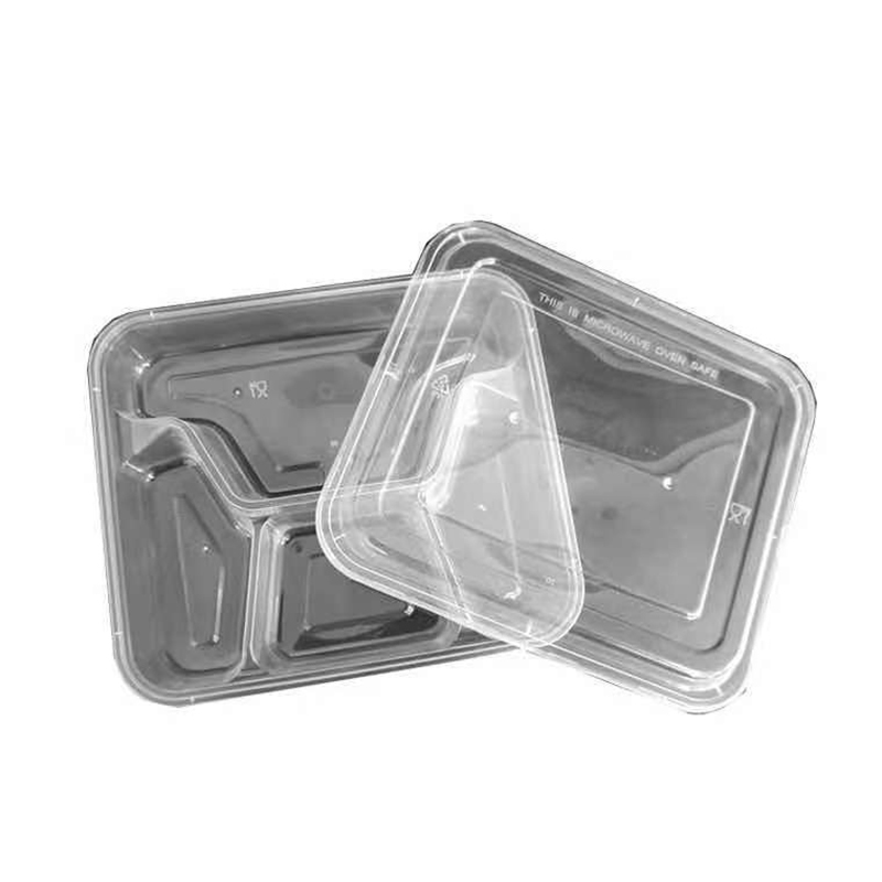 思莱克slk-1310一次性透明四格餐盒分格快餐盒