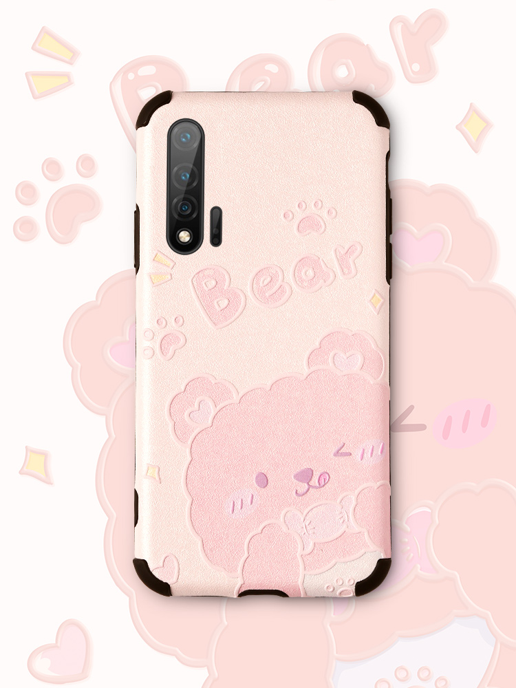 nova6手机壳女款5g版硅胶保护套nove6se全包边防摔磨砂nova卡通可爱