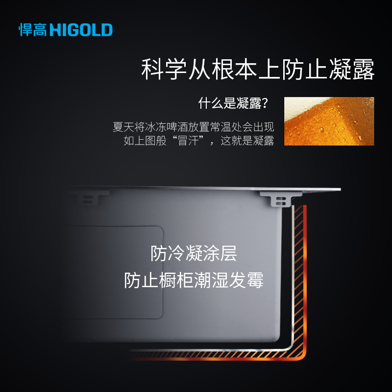 HIGOLD/悍高 水槽 加厚纯手工304不锈钢水槽套餐厨房洗菜盆洗碗池