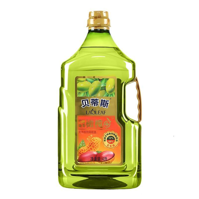 贝蒂斯花生橄榄调和油植物食用油4L