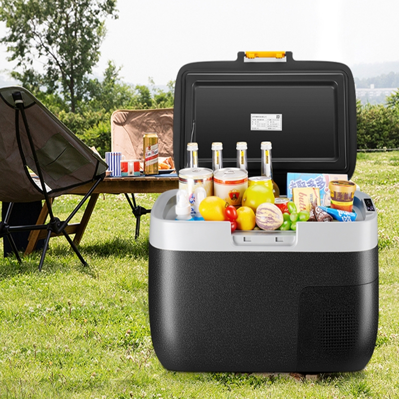 科敏车载冰箱压缩机小型迷你电货车冷冻冷藏家车两用视频