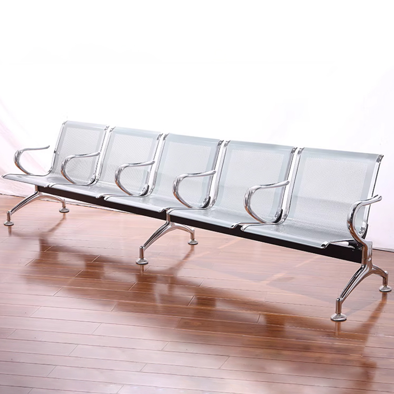 中豫鑫泽 ZYXZ5021032 连排椅机场椅公共座椅长椅等候椅 五人位银灰色高清大图