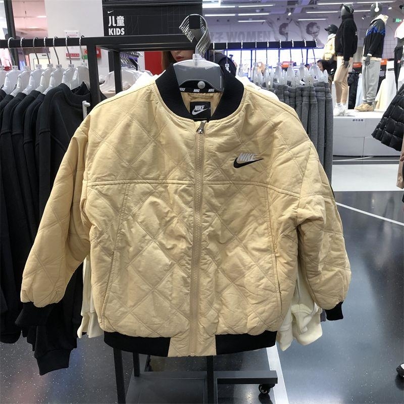 NIKE耐克羽绒服运动休闲舒适保暖立领大童外套DZ9733-252 D
