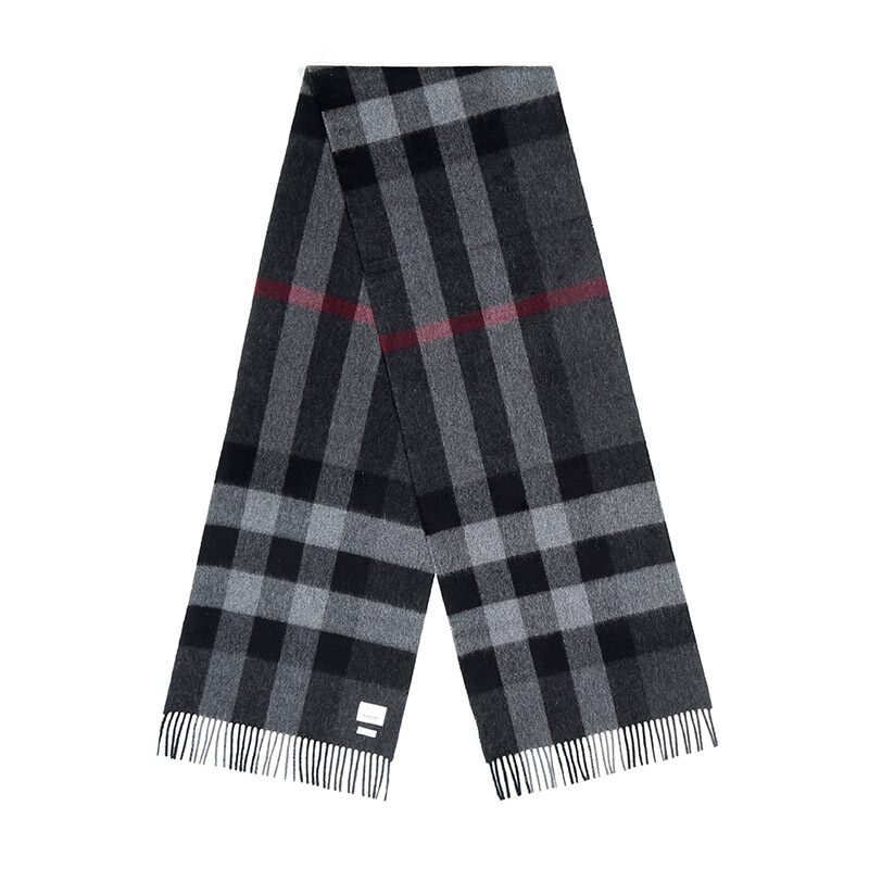 burberry博柏利女士格纹羊绒围巾80155511