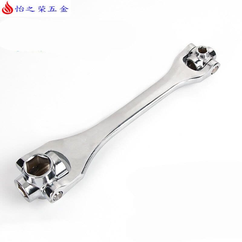 扳手52合一多功能套筒扳手套装八合一合1德国多用360度8-21mm 八合一扳手8-21图片