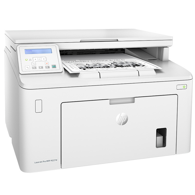 惠普HP LaserJet Pro MFP M227D A4黑白激光打印机一体机自动双面高速办公复印扫描三合一 打印复印扫描三合一 惠普227D打印机