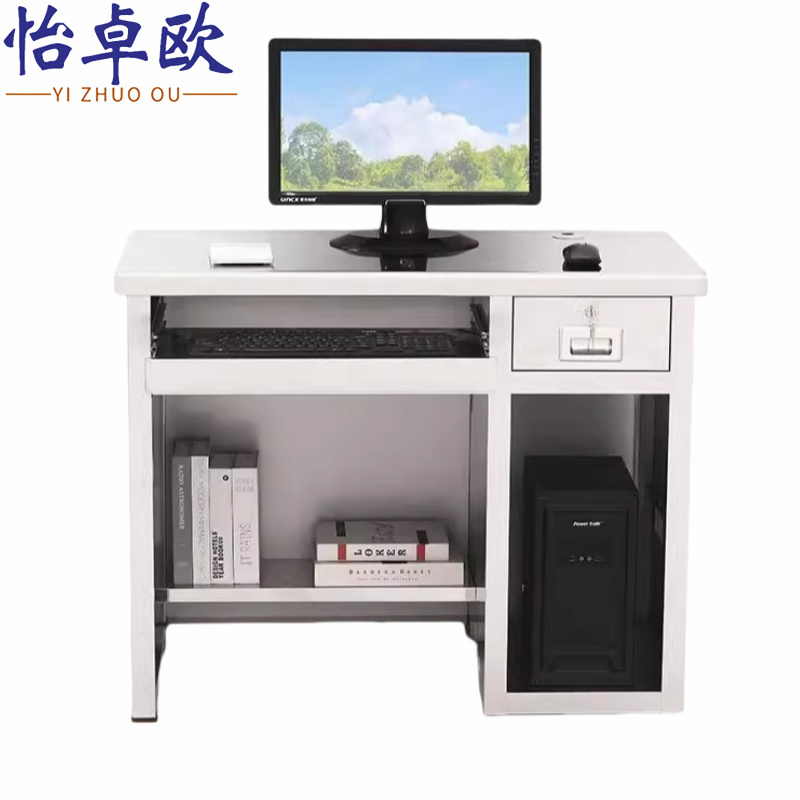 怡卓欧不锈钢桌1m右张高清大图