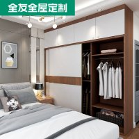 全友家居 全屋定制 整体家具衣帽间衣柜定制入户柜一体定制 16800元/22㎡大套餐全款