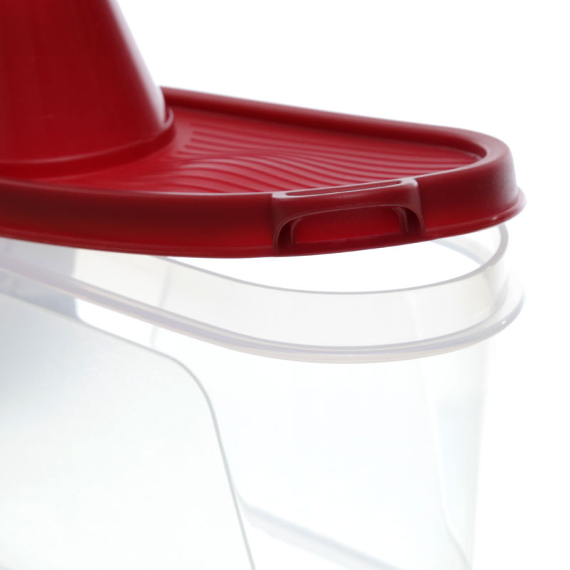 禧天龙(Citylong) H-4067杂粮密封盒3个装(高透明白盒红盖)厨房杂粮罐储物罐透明塑料杂粮密封罐1.7L高清大图