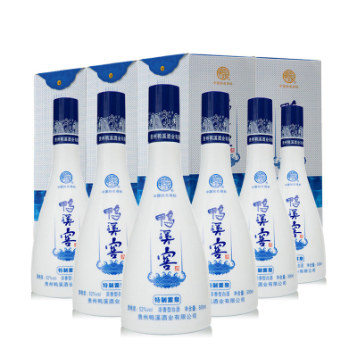 贵州鸭溪窖 52度 特制雷泉 500ml*6瓶(整箱装)
