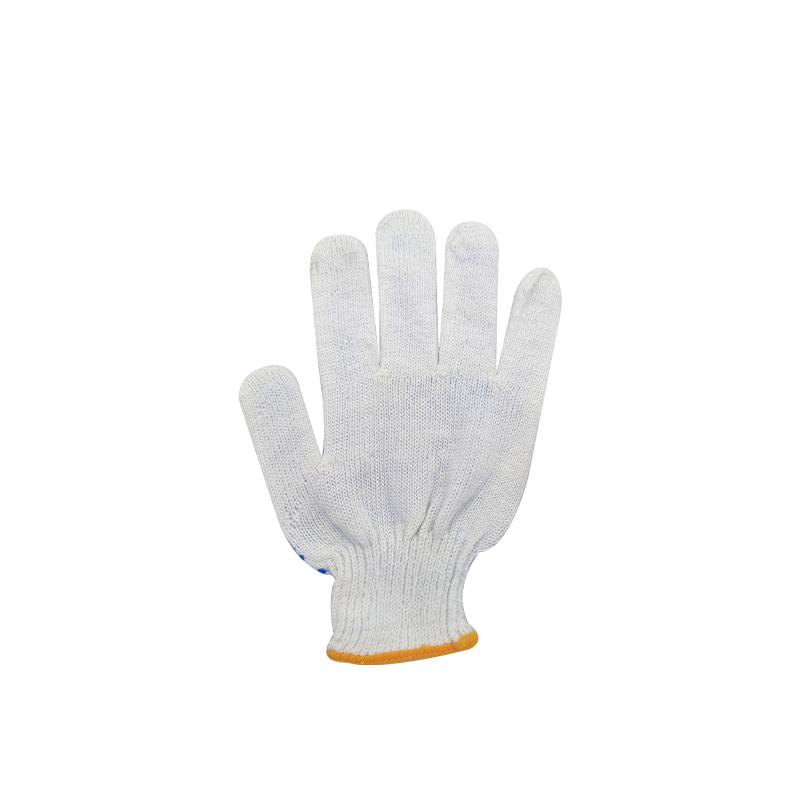 利可莉耐磨点胶蓝色点塑防滑手套（10双装）包高清大图