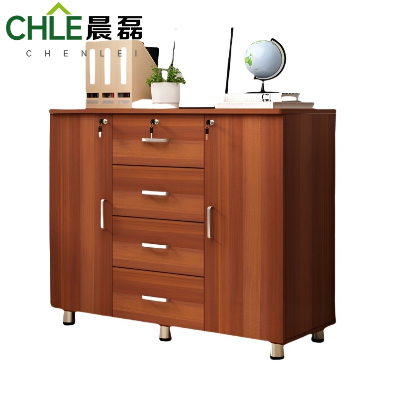 晨磊 办公收纳柜 红栗色 个高清大图