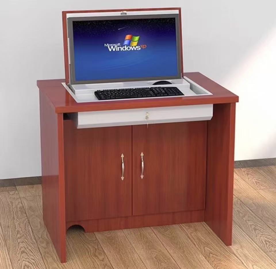 哈御木坊可定制电脑翻转桌2400*600*760mm/组高清大图