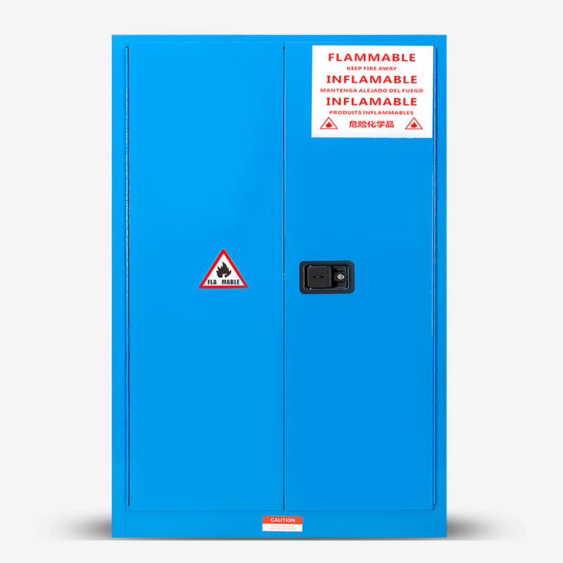 欧宝美安全柜防爆柜化工厂储存柜学校实验室柜带锁易燃液体存储柜高清大图