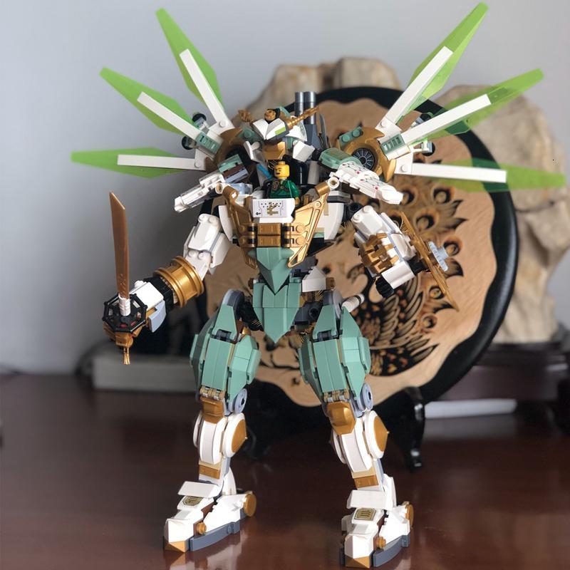 2020新款幻影忍者机器人泰坦武士机甲积木人仔人偶男孩玩具