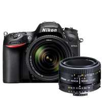 尼康（Nikon）D7200 (18-140mm）& 50 1.8D 双镜头 单反套机 专业数码 单反相机 CMOS
