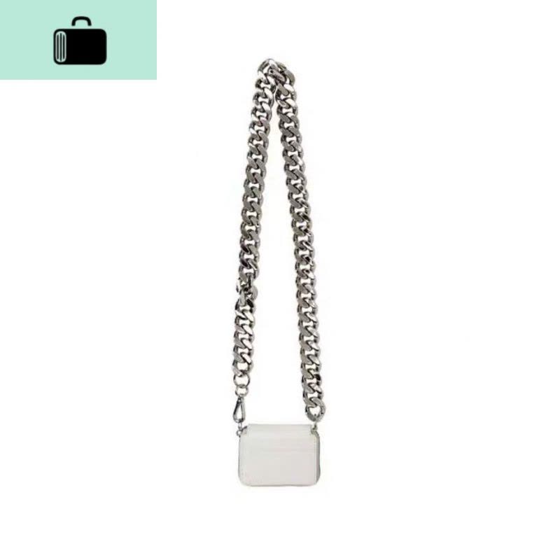 MONA雪梨同款kara粗链条迷你小包荧光色单肩斜挎皮零钱包女新款NEW LAKE图片