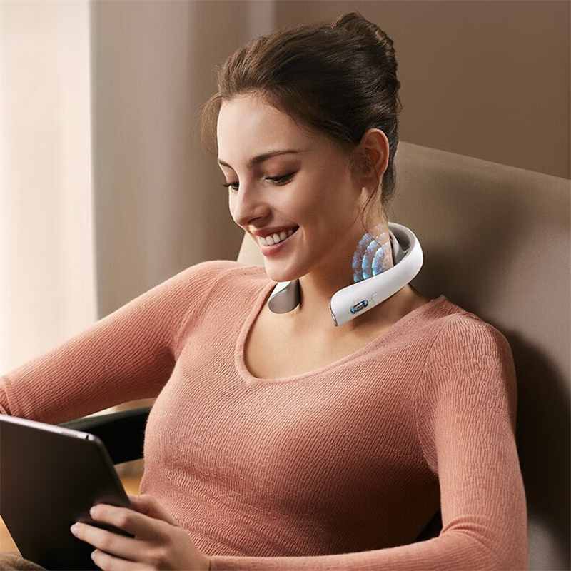 skg 颈椎按摩器k5-2 颈部按摩仪 办公室热敷脖子肩颈肩护颈仪 男士送