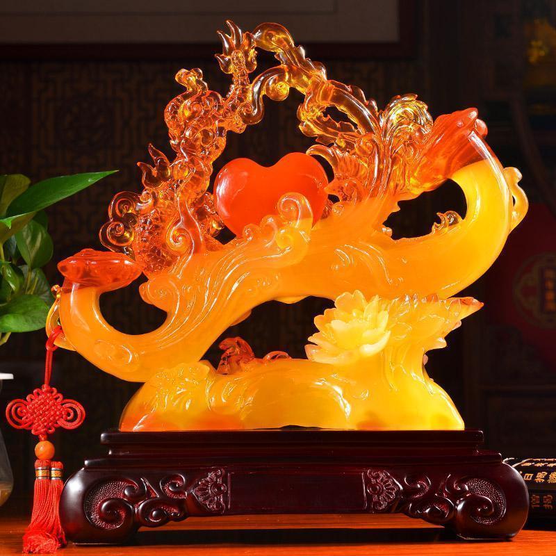 龙凤呈祥摆件乔迁结婚工艺品客厅卧室新房装饰品_914_975