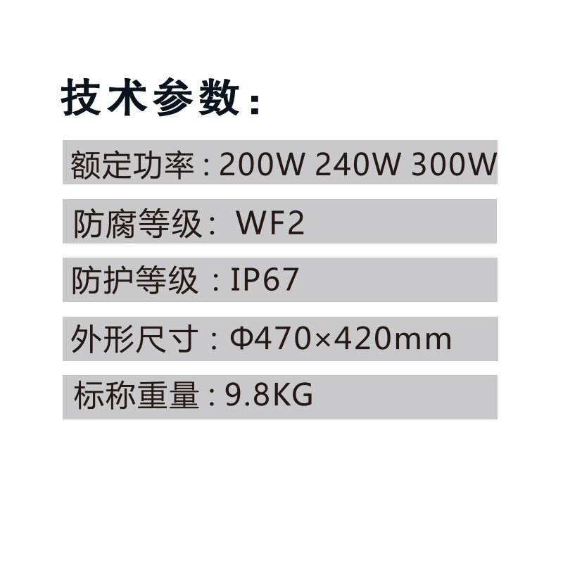 荣的RS LED高顶灯 ZR8312B 150W高清大图