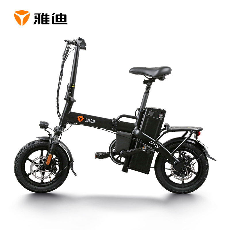 雅迪电动车 F3 Plus(GT3) 锂电池代驾超长续航 助力便携电动折叠自行车