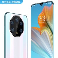 ivvi M50pro全面屏8GB+128GB 渐变蓝大屏安卓智能千百元便宜全网通4g游戏手机备用学生价适用oppo小米vivo华为5g耳机