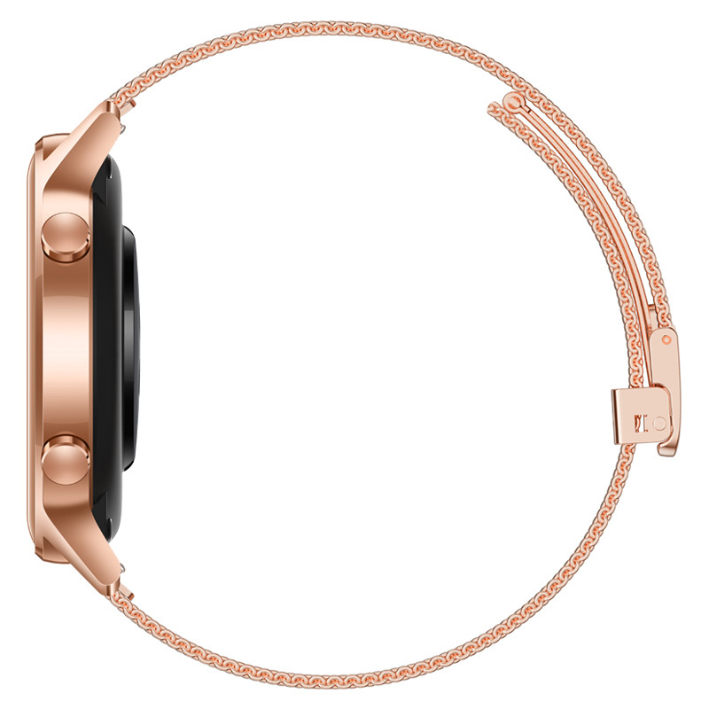 华为(HUAWEI) 荣耀手表2 42mm 樱粉金 MagicWatch2