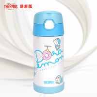 膳魔師,膳魔師(THERMOS)保温杯 F4011儿童吸管杯 约350ML 304不锈钢 水杯茶杯卡通杯家用/通用
