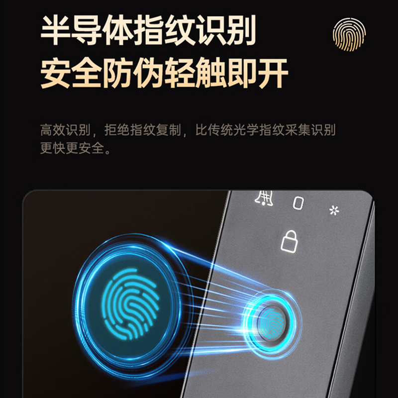智小哥X5人脸识别可视猫眼智能锁