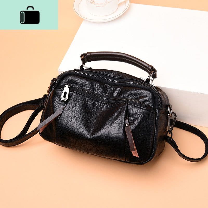 软皮包包女2020新款潮夏季时尚休闲简约百搭斜挎小包女士单肩手提NEW LAKE女士单肩包图片