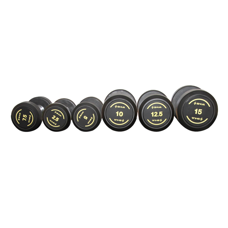 舒华包胶哑铃健身房健身器材运动健身器械哑铃R390-10KG单位:对