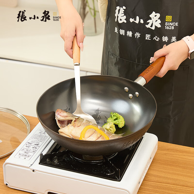 张小泉 古法铸铁锅30CM C32750100高清大图