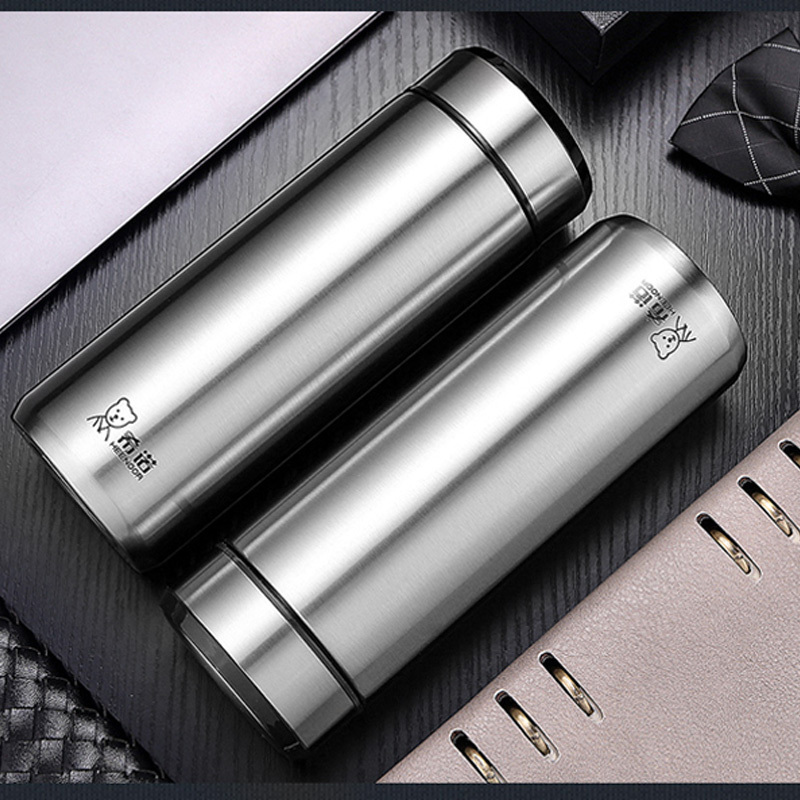 希诺460ml保温杯大容量杯子不锈钢便携水杯xn5608a单位个