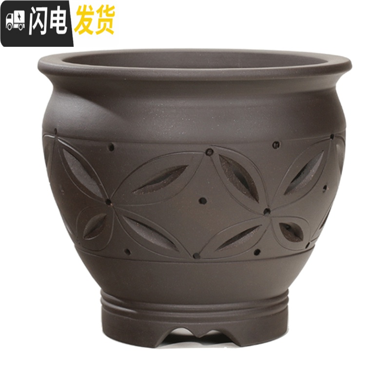 三维工匠紫砂花盆 兰花盆 微瑕捡漏 大号简约个性多肉花盆绿萝 君子兰花盆 白色s832精品矮四方 中等花盆容器高清大图