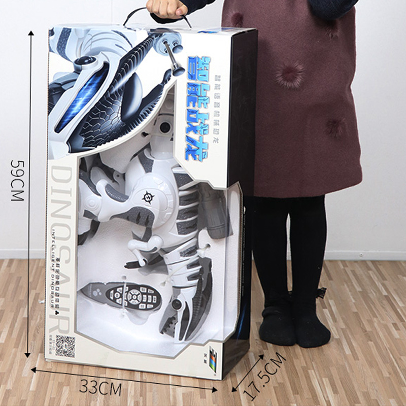 儿童遥控恐龙玩具仿真动物会走路电动霸王龙机器人男孩3周岁6 新款 两块原装电池(续航40-60分钟)高清大图