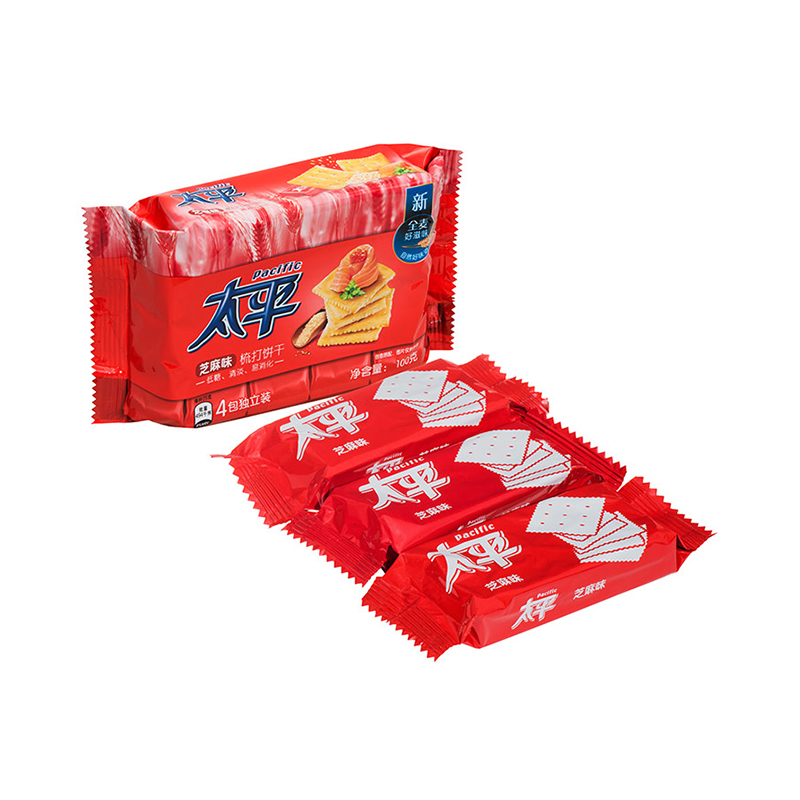 太平 梳打饼干 芝麻口味100g(新旧包装随机发货)高清大图