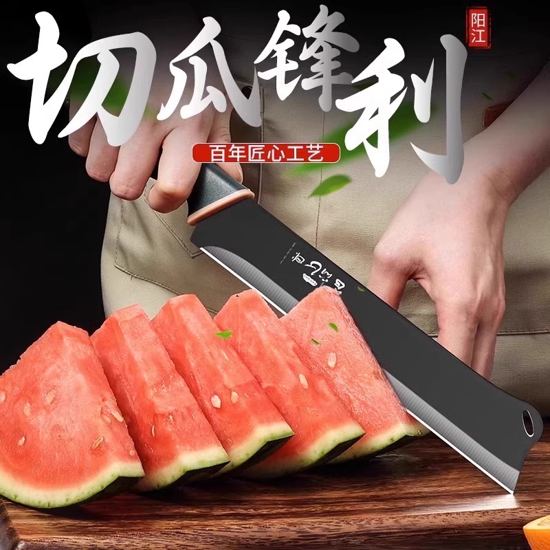 墨绿柄西瓜刀高清大图