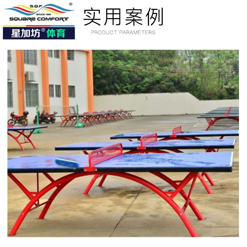 星加坊 乒乓球桌室外室内家用训练健身乒乓球台