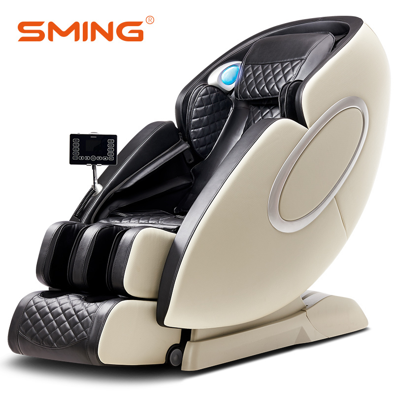 尚铭电器(SminG)按摩椅 SL型导轨家用太空舱全身按摩器蓝牙音响揉捏按摩沙发椅SM-950L白黑色