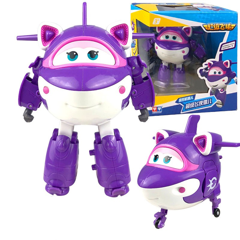 奥迪双钻 超级飞侠第5季变形机器人男孩女孩玩具儿童玩具 大号变形机器人雪儿740263高清大图