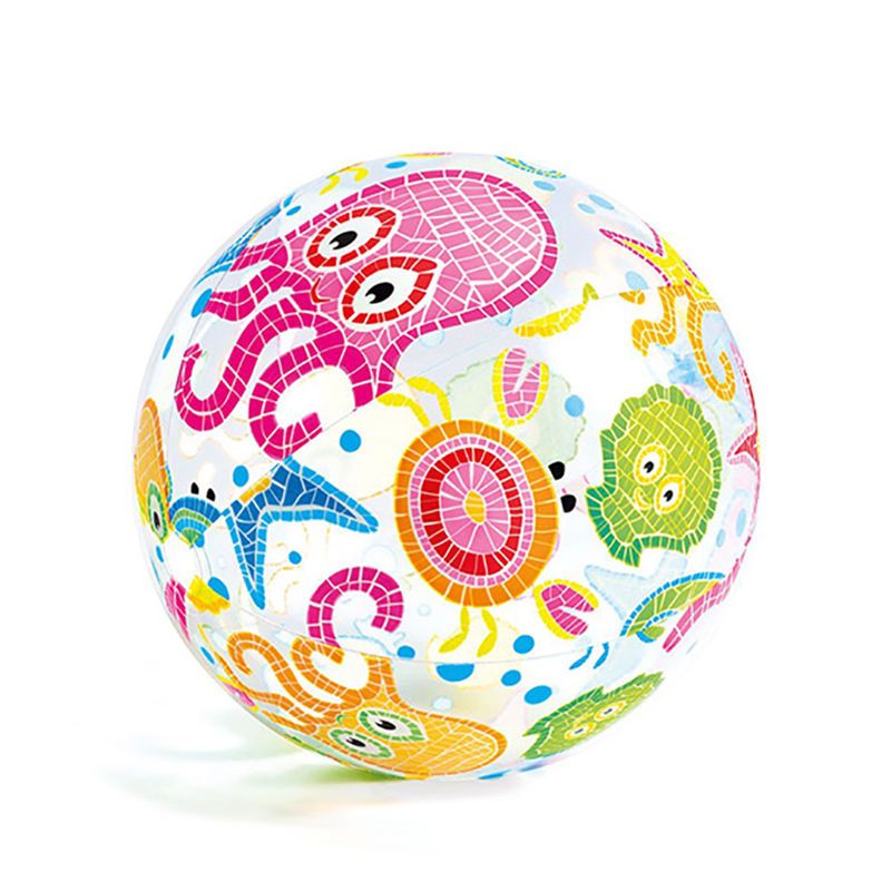 充气球沙滩球儿童早教游泳水球塑料球水上玩具彩色球海洋球