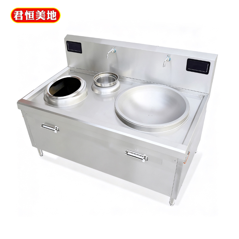 君恒美地 一炒一炖电磁灶 1800*1100*1200 台高清大图