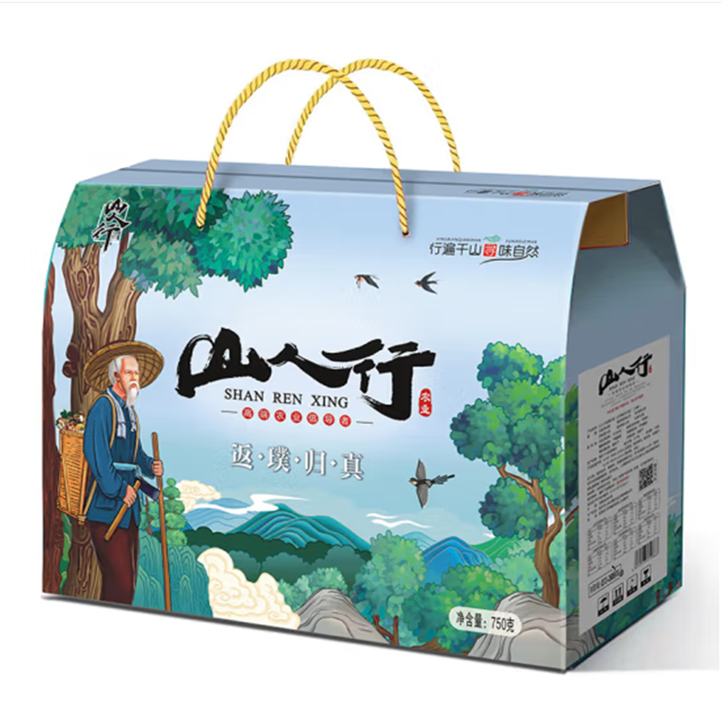 南 太 行 山 货 山人行返璞归真(山珍菌菇礼盒)750克高清大图