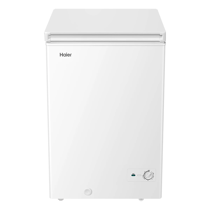 海尔143升卧式冷柜一级能效低霜家用冰柜 冷藏柜冷冻柜小冰柜家用商用小型冰箱大容量冷柜 BC/BD-143G高清大图