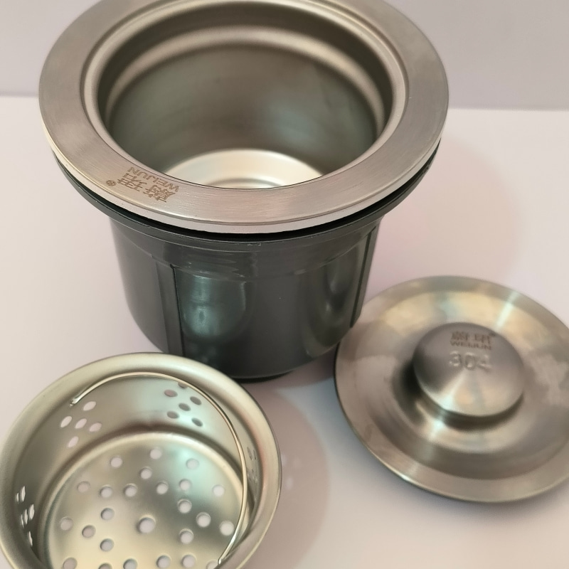 蔚珺不锈钢钢口水槽下水器110型-1个高清大图