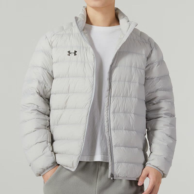 安德玛(Under Armour)男装新款时尚简约百搭运动休闲舒适保暖连帽羽绒服25600804-001 ZP图片