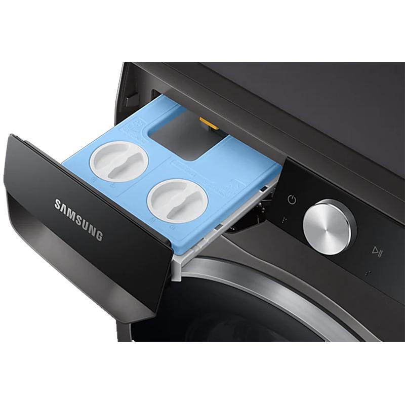 三星(SAMSUNG) WD12TP34DSX/SC 家用12公斤大容量 洗烘一体滚筒全自动洗衣机 冰晶灰