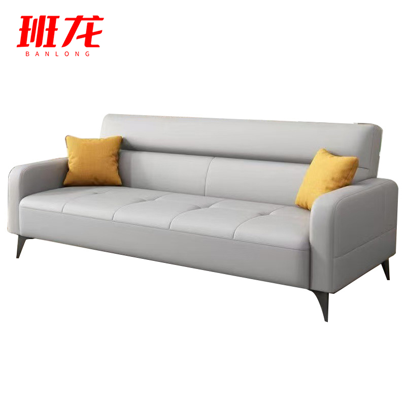 班龙沙发双人位浅灰色张高清大图