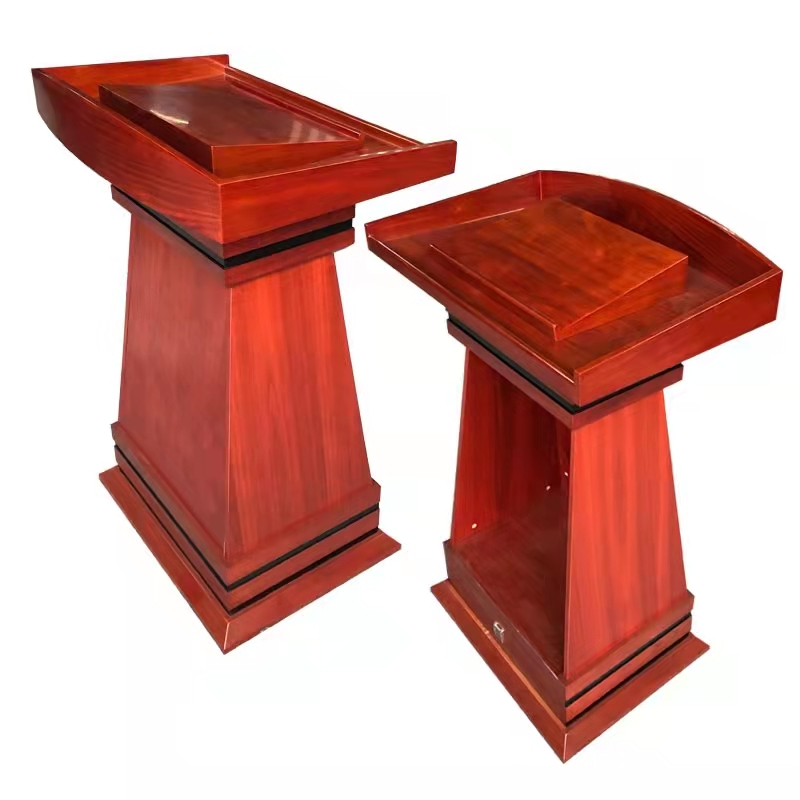 鑫石龙演讲台会议演讲实木家具yjt001